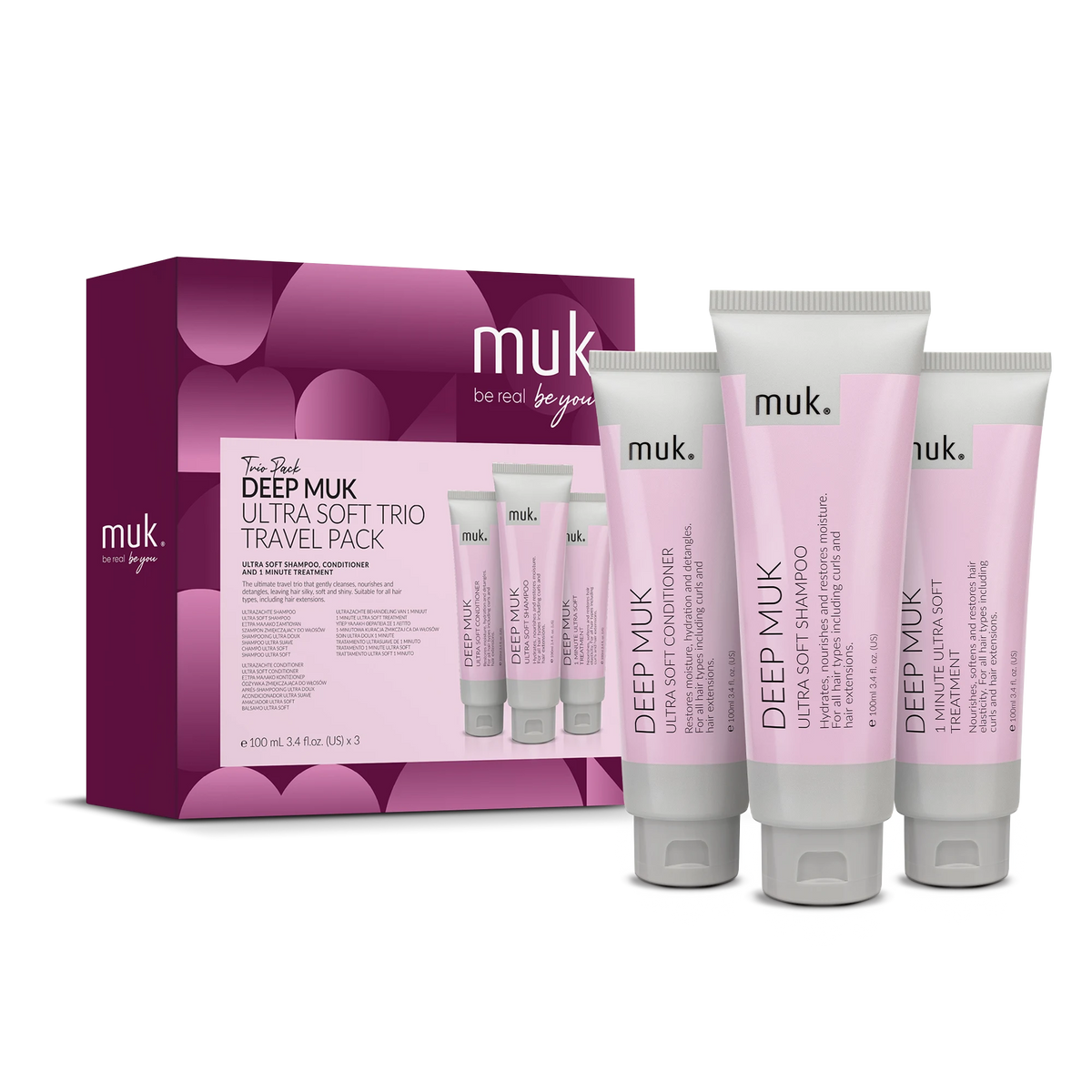 Deep muk Ultra Soft Trio Travel Pack 100ml