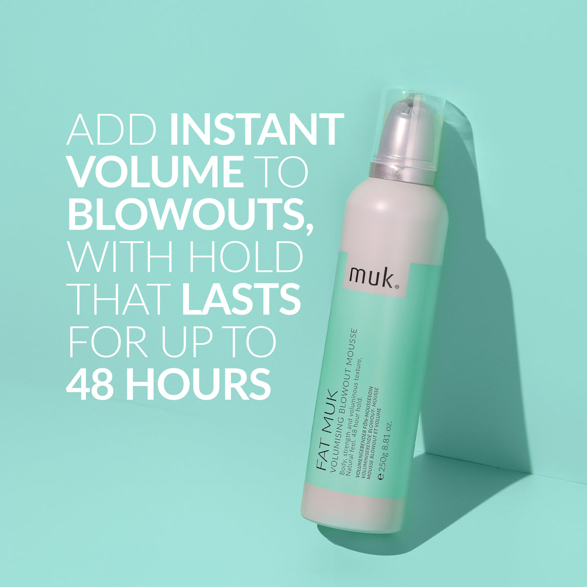 Fat muk Volumising Blowout Mousse 250g
