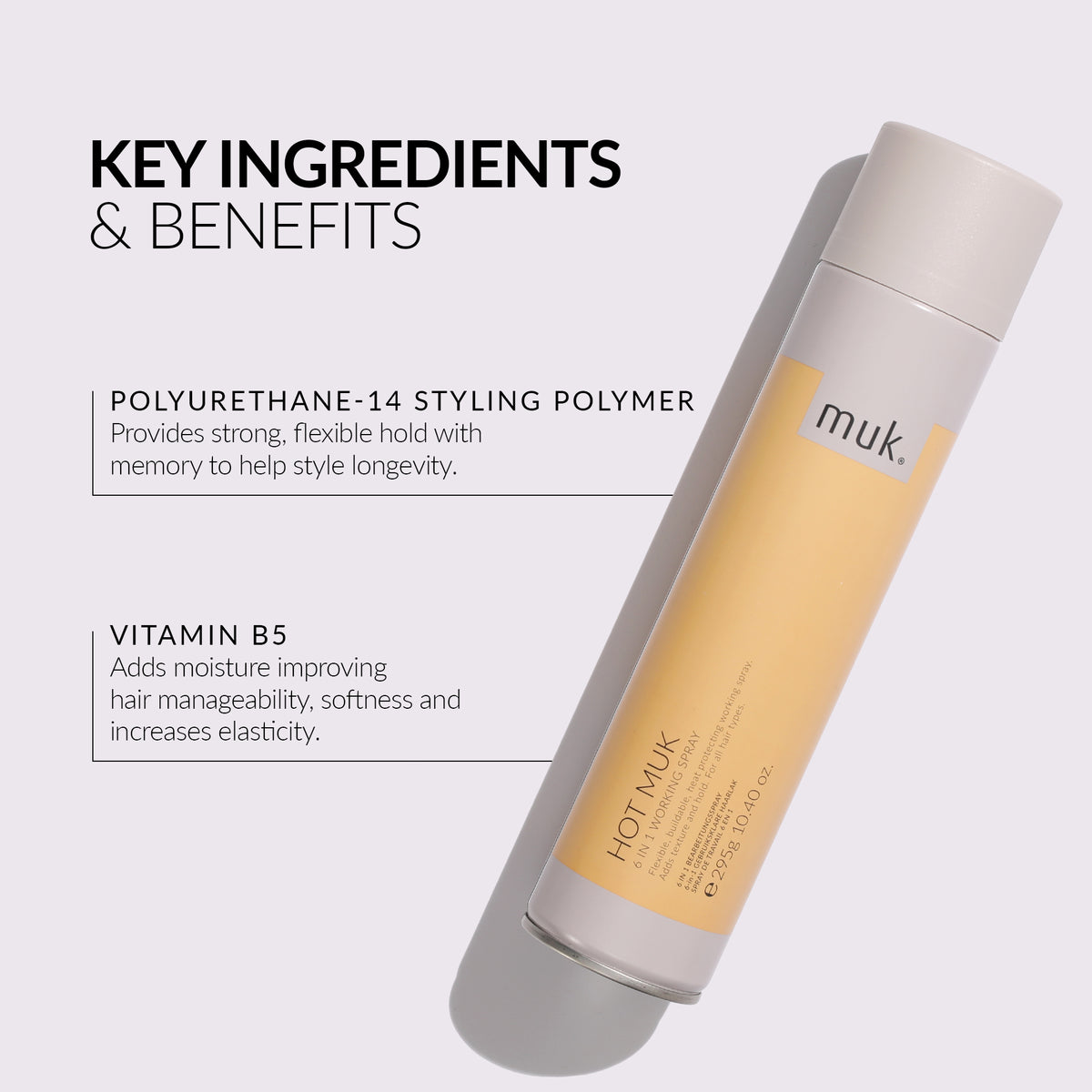Hot muk 6 in 1 Working Spray 295g
