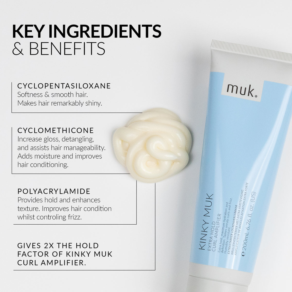 Kinky muk Extra Hold Curl Amplifier 200ml