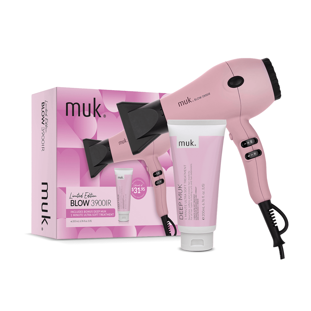 Pink muk Blow 3900IR Dryer Pack
