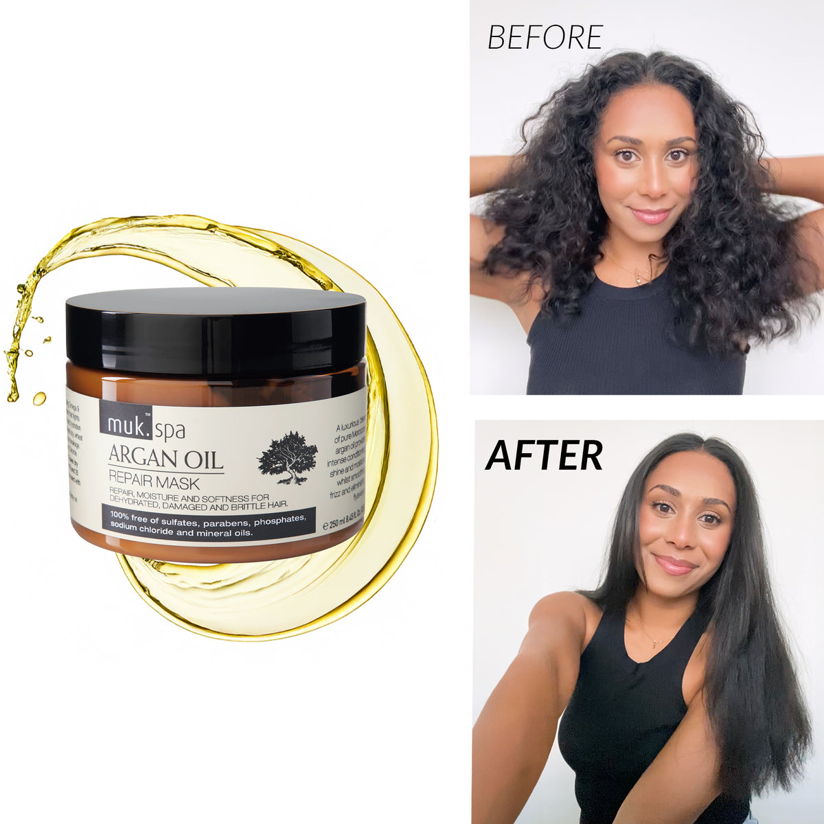 muk Spa Argan Oil Repair Mask 250ml
