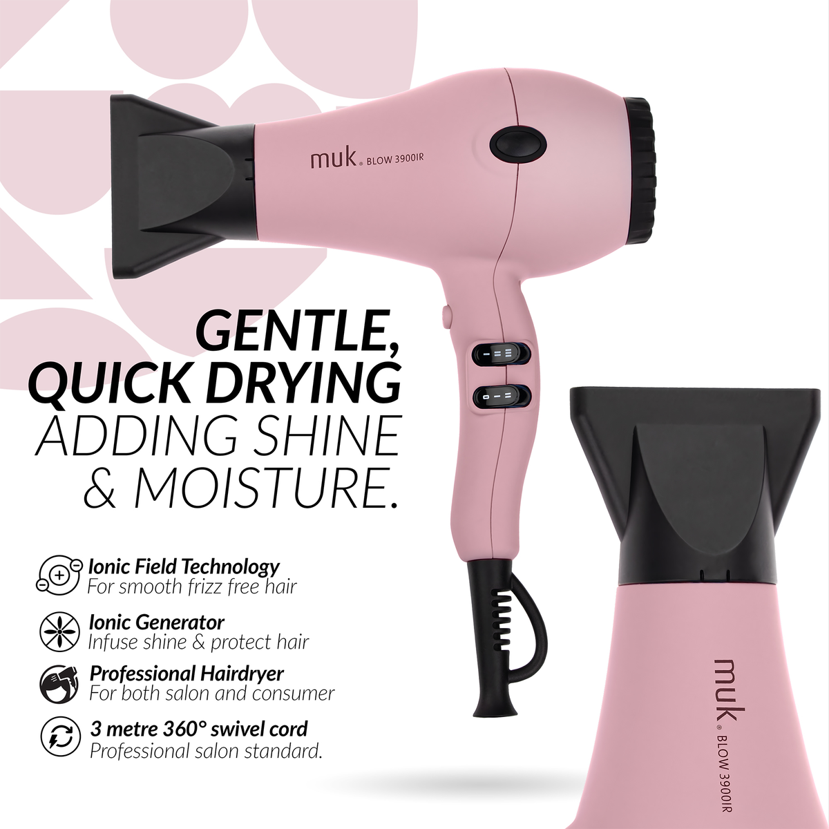 Pink muk Blow 3900IR Dryer Pack