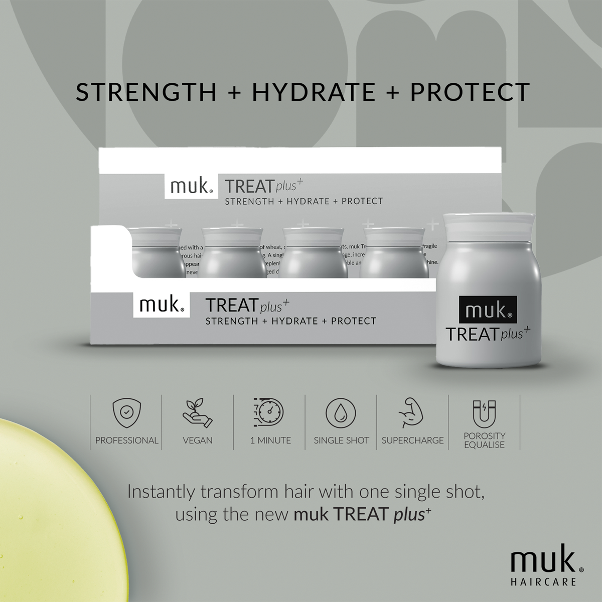 muk Treat plus+ Single Dose Leave in Treatment (x12 per box)
