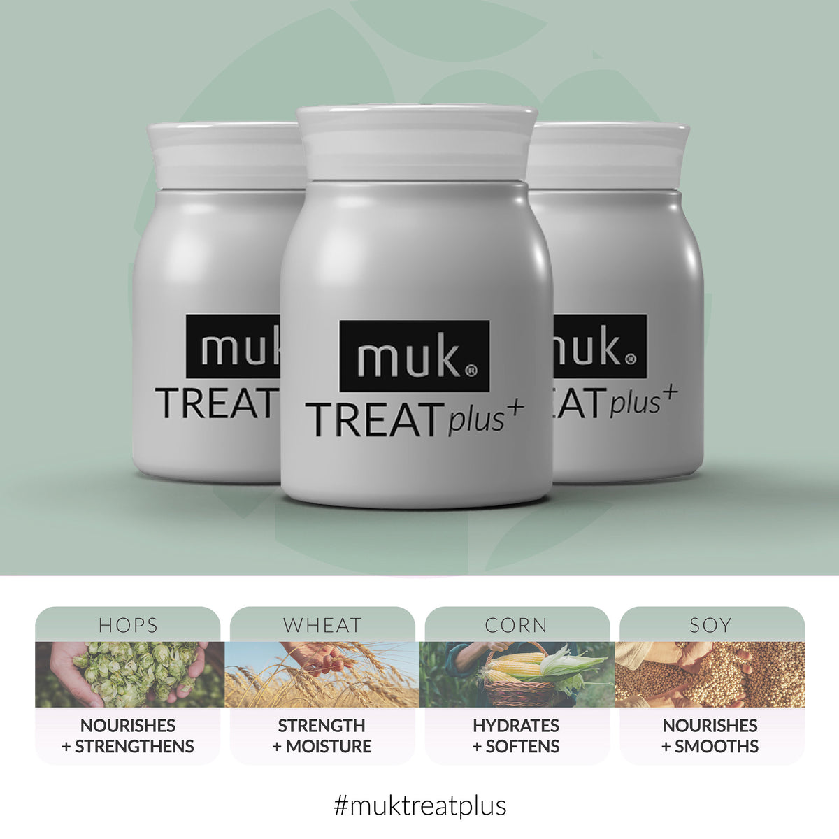 muk Treat plus+ Single Dose Leave in Treatment (x12 per box)