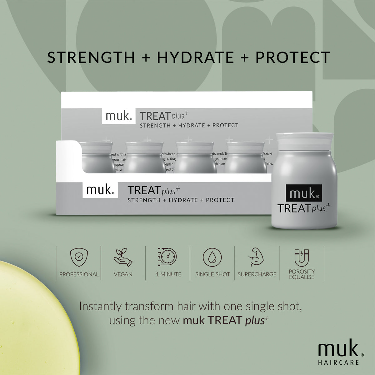 muk Treat plus+ Single Dose Leave in Treatment (x12 per box)